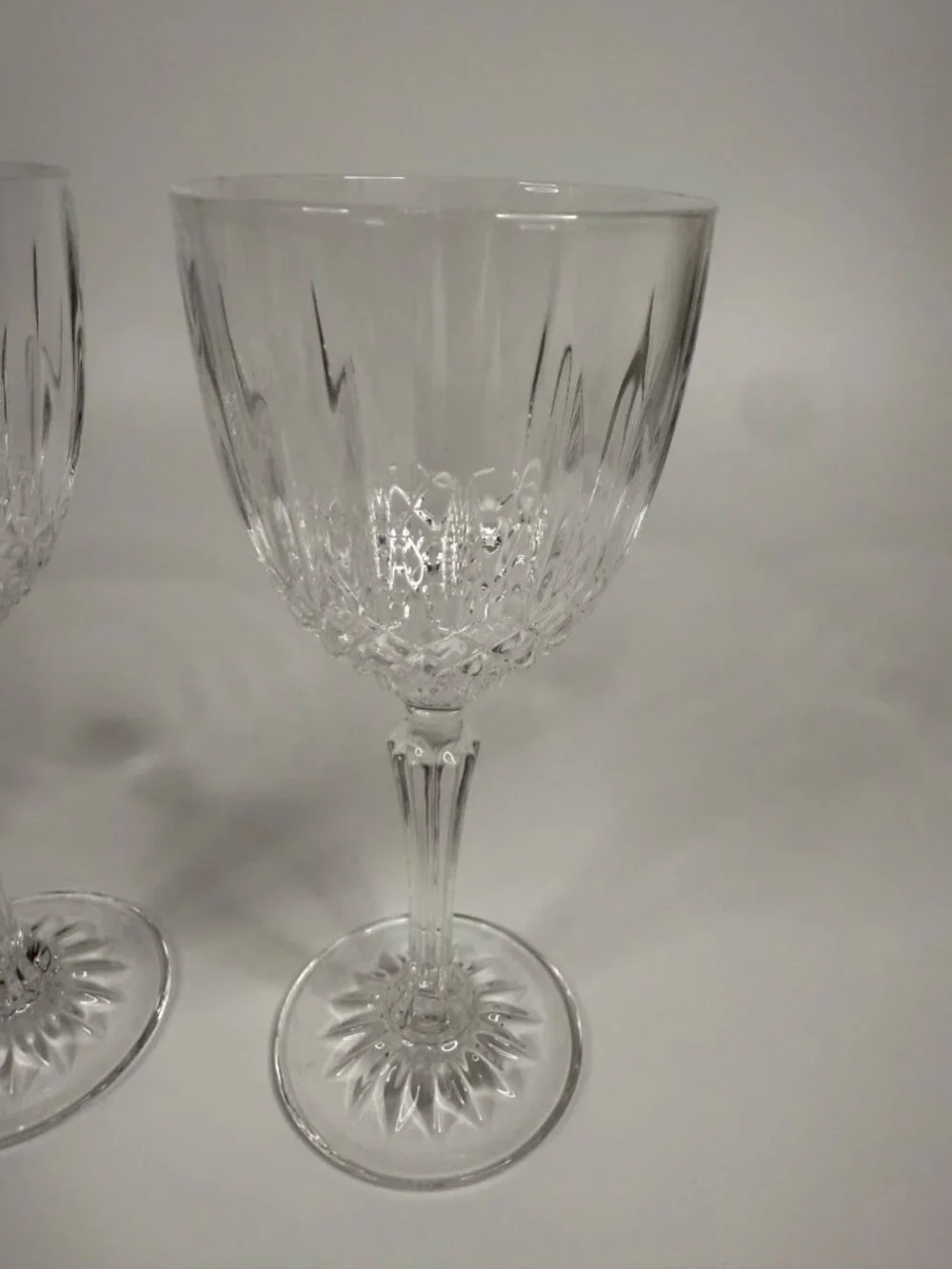 Vintage Crystal d'Arques Durand Constance Clear Crystal Wine Glass, 6.75
